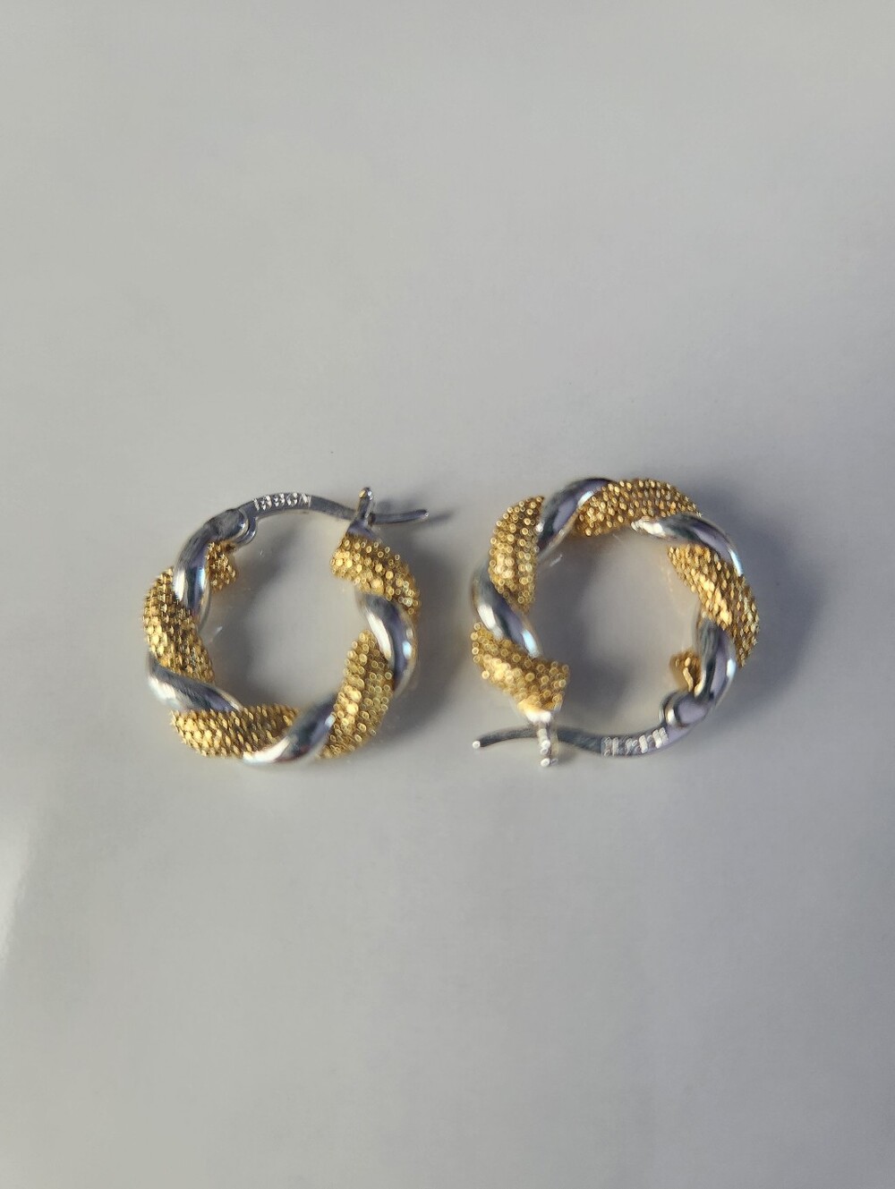 2 tone Earrings